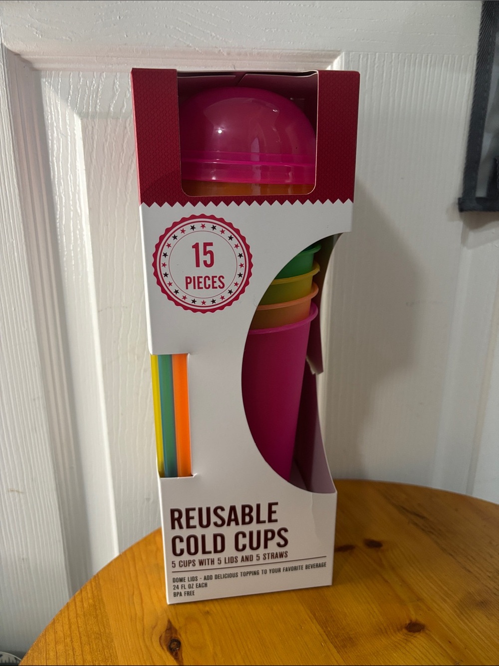 OBO Reusable Cold Cups - 15 Piece Set NWT